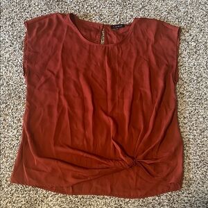 Pleione Brick Red Blouse